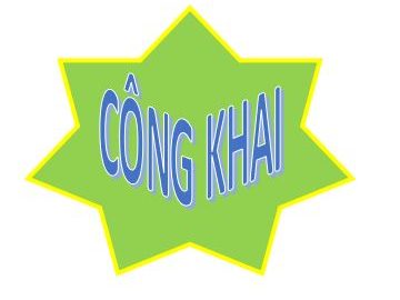 CONG KHAI