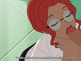 Milftoon Drama - Busty Blonde Nurse and Redhead Doctor treat their patients nicely