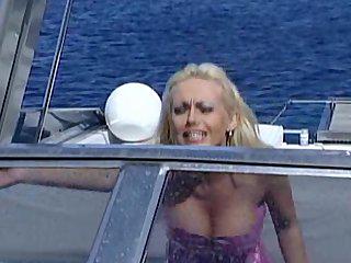 Denise La Bouche fucked on boat