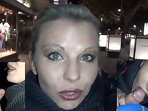 Blowjob with 2 strangers in the middle of Berlin