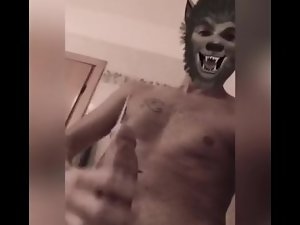 Wolfman cumshot