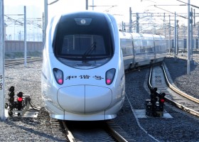 New bullet train linking Urumqi and Xi'an debuts in NW China