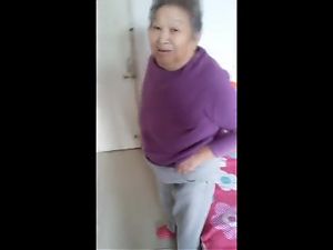 Playing With Asian Granny