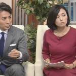 阿部優貴子さんのパツンパツンなおっぱいばかりを見つめてしまった深層NEWSエロ目線キャプ画像