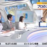 【画像】テレビ東京・モーニングサテライト、画面左でパツンとエチエチな張りを見せる角谷暁子さんのおっぱい?