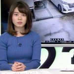 【画像】NEWS23の皆川伶奈さん、青いニットがエッチに膨らむ着衣おっぱいで週末の夜を彩る?