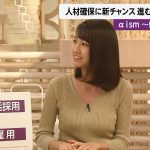 【三田友梨佳画像】FNN Live News αのミタパン、優しい癒し系ふっくらおっぱいがエチチ?