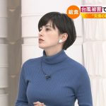 【画像】TBS「Nスタ」キャスターでタレントのホラン千秋さん、美乳感あるニットおっぱいがｴｯｯｯｯｯ😍😍😍😍