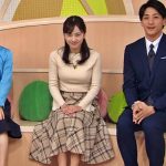 【画像】日本テレビ「news zero」に出演した女子アナ・河出奈都美さんの白ニットおっぱいがデカ∃😍😍😍😍😍😍😍