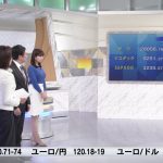 【画像】テレビ東京「ニュースモーニングサテライト」の角谷暁子さん、青のニットおっぱいが凄いデカ∃😍😍😍😍😍😍