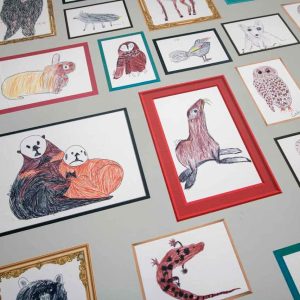 Children's wildlife artwork