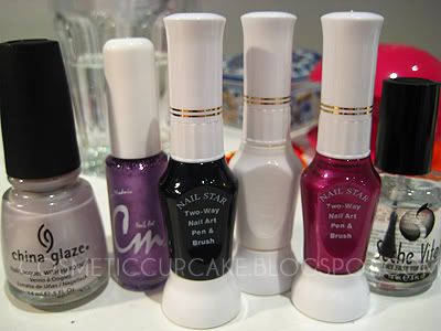 For purple nails