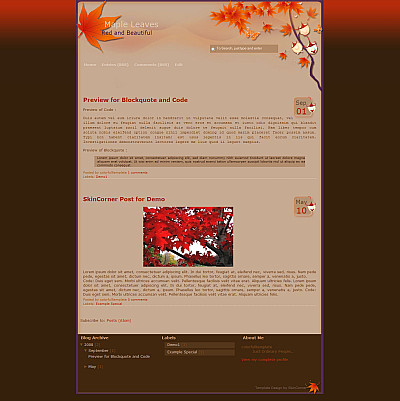 red-leaves-blogger-template red-leaves-blogger-template