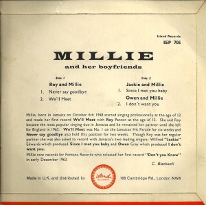EPMillieBoyfriendsB, Millie And Her Boyfriends EP