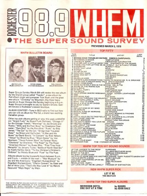WHFM 3-5-70 WHFM 3-5-70