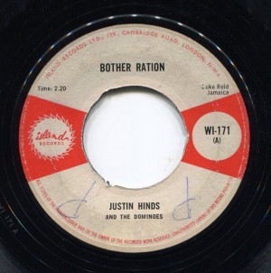 Botheration (Ska) / Justin Hinds & The Dominoes Botheration (Ska) / Justin Hinds & The Dominoes